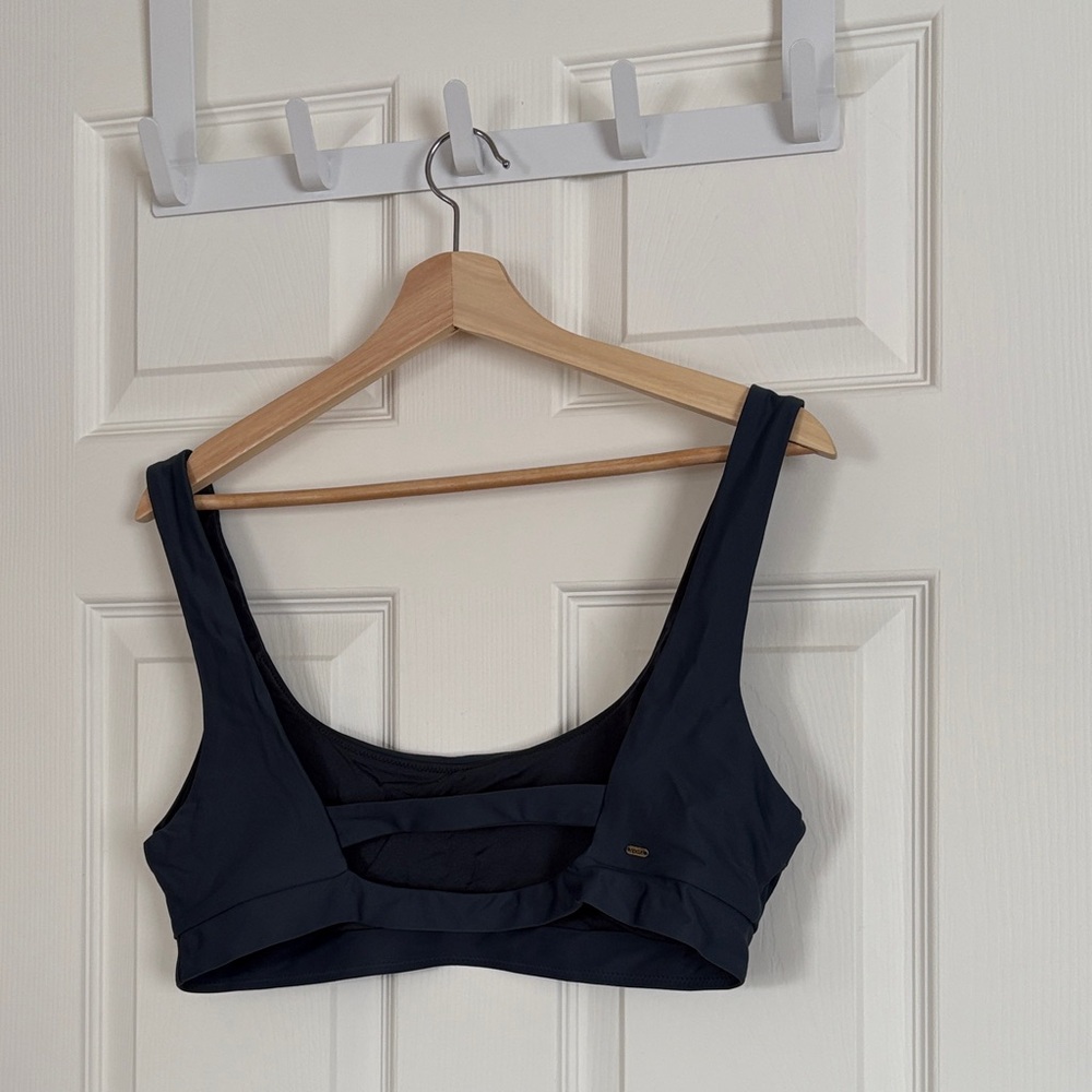 Ripcurl Navy Scoop Neck Bikini Top - Women XL - Picture 2 of 3